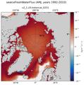 AMJ seaIceFreshWaterFlux