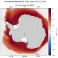 JFM seaIceFreshWaterFlux