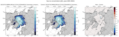 JAS Climatology Map of Northern-Hemisphere Sea-Ice Concentration