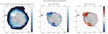 FM Climatology Map of Southern-Hemisphere Sea-Ice Thickness.