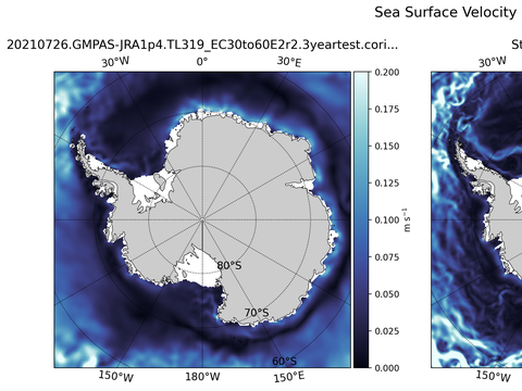 Antarctic Velocity Magnitude