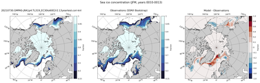 JFM Climatology Map of Northern-Hemisphere Sea-Ice Concentration