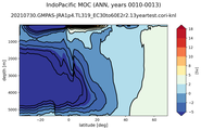 IndoPacific Meridional Overturning Streamfunction