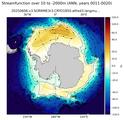 ANN Streamfunction over 10 to -2000m