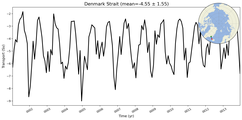 Transport through the Denmark Strait Transect