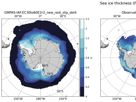 Antarctic Extended Southern-Hemisphere Sea-Ice Thickness