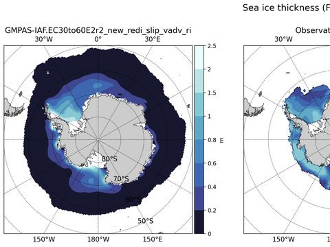 Antarctic Extended Southern-Hemisphere Sea-Ice Thickness