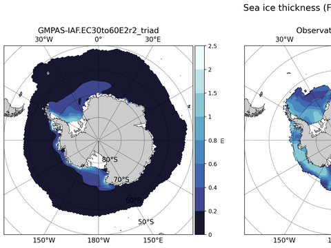 Antarctic Extended Southern-Hemisphere Sea-Ice Thickness