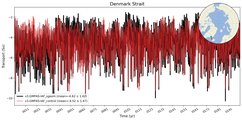 Transport through the Denmark Strait Transect