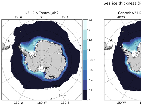 Antarctic Extended Southern-Hemisphere Sea-Ice Thickness