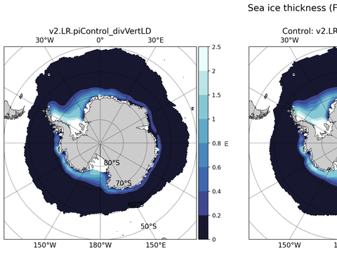 Antarctic Extended Southern-Hemisphere Sea-Ice Thickness