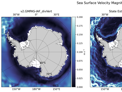 Antarctic Velocity Magnitude