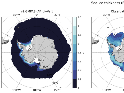 Antarctic Extended Southern-Hemisphere Sea-Ice Thickness