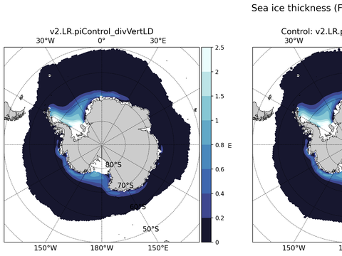 Antarctic Extended Southern-Hemisphere Sea-Ice Thickness