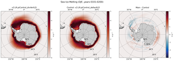 DJF DJF Climatology Map of Southern-Hemisphere Sea Ice Melting