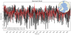 Transport through the Denmark Strait Transect
