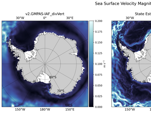 Antarctic Velocity Magnitude