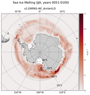 JJA JJA Climatology Map of Southern-Hemisphere Sea Ice Melting