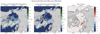 AMJ Climatology Map of Northern-Hemisphere Snow-ice Formation Rate