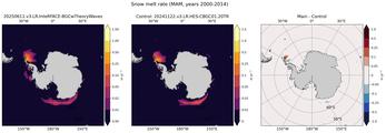 MAM Climatology Map of Southern-Hemisphere Snow Melt Rate