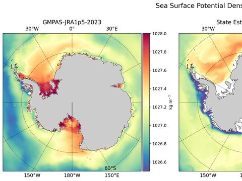 Antarctic Potential Density