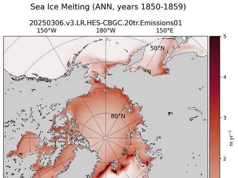Northern-Hemisphere Sea Ice Melting