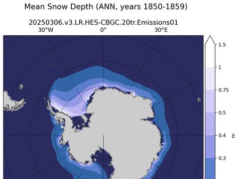 Southern-Hemisphere Snow Depth