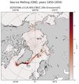 OND Climatology Map of Northern-Hemisphere Sea Ice Melting