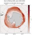 SON Climatology Map of Southern-Hemisphere Sea Ice Melting