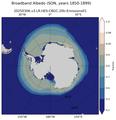SON Climatology Map of Southern-Hemisphere Broadband Albedo