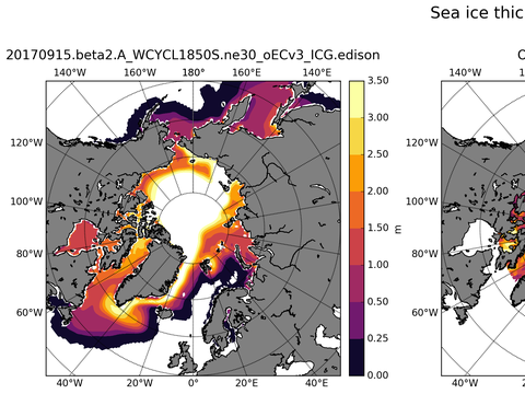 Northern-Hemisphere Sea-Ice Thicknesss