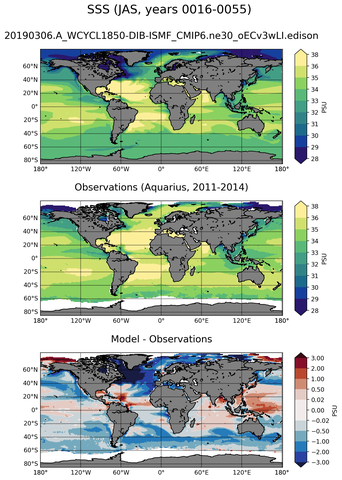 JAS Mean Sea Surface Salinity
