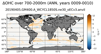 ANN Anomaly in Ocean Heat Content over 700-2000m