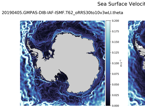 Antarctic Velocity Magnitude
