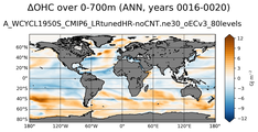 ANN Anomaly in Ocean Heat Content over 0-700m
