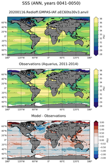 ANN Mean Sea Surface Salinity