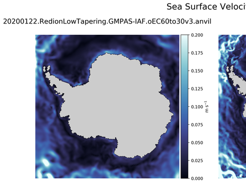 Antarctic Velocity Magnitude