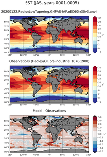 JAS Mean Sea Surface Temperature
