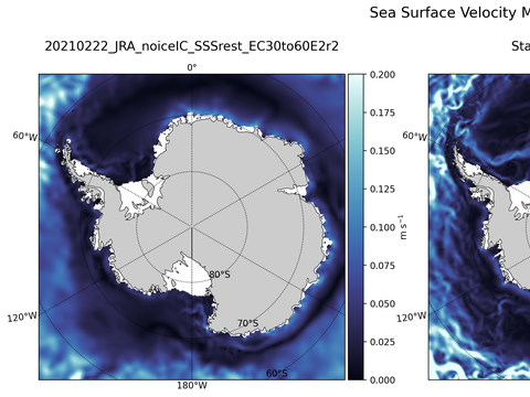 Antarctic Velocity Magnitude
