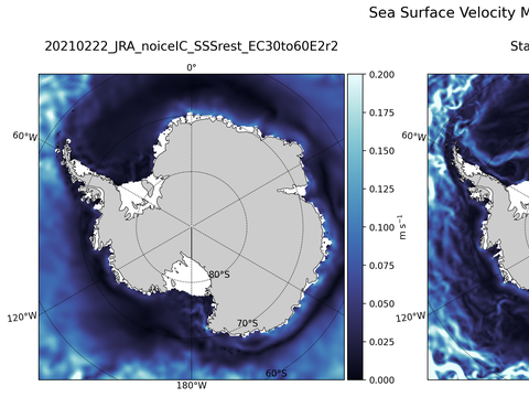 Antarctic Velocity Magnitude