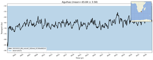 Transport through the Agulhas Transect