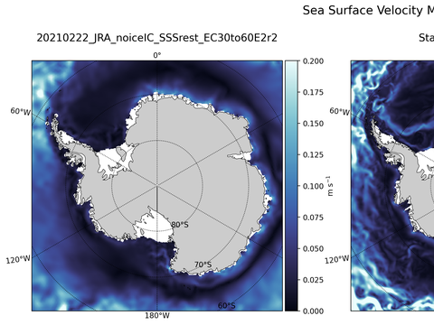 Antarctic Velocity Magnitude