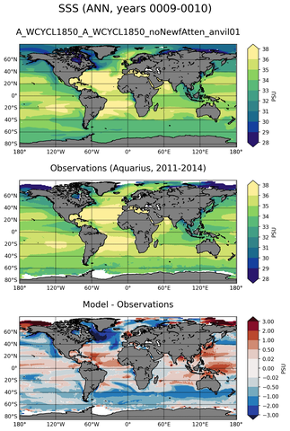 ANN Mean Sea Surface Salinity