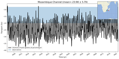 Transport through the Mozambique Channel Transect