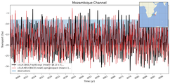 Transport through the Mozambique Channel Transect