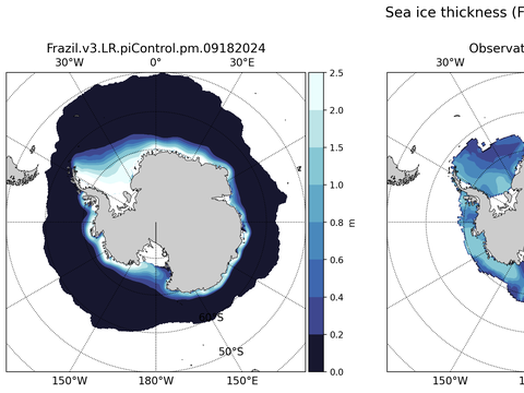 Antarctic Extended Southern-Hemisphere Sea-Ice Thickness