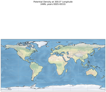 ANN Potential Density at 300.0$\degree$ Longitude ANN