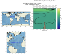 ANN Salinity from Zonal Test Transect