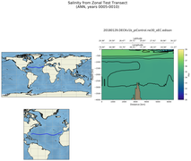 ANN Salinity from Zonal Test Transect