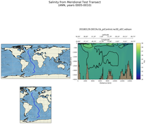 ANN Salinity from Meridional Test Transect